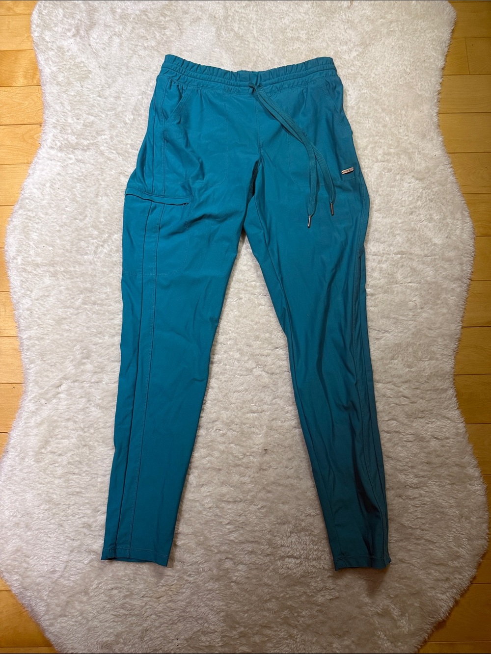 Cherokee Teal Women's Drawstring Jogger Pants